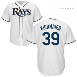 Mens Majestic Tampa Bay Rays 39 Kevin Kiermaier Replica White Home Cool Base MLB Jersey