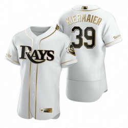 Tampa Bay Rays 39 Kevin Kiermaier White Nike Mens Authentic Golden Edition MLB Jersey