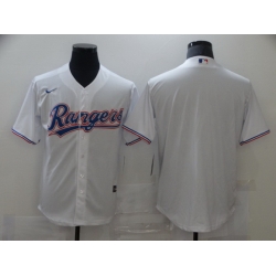 Men Nike Texas Rangers White blank 2020 Authentic Official Team MLB Jersey