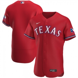 Men Texas Rangers Men Nike Red Alternate 2020 Flex Base MLB Jersey
