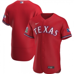 Men Texas Rangers Men Nike Scarlet Alternate 2020 Flex Base Team MLB Jersey