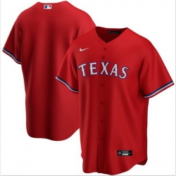 Men Texas Rangers Nike Red Blank Jersey