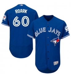 Blue Jays 60 Tanner Roark Blue Flexbase Authentic Collection Stitched MLB Jersey
