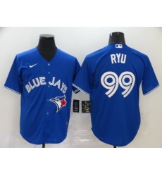 Blue Jays 99 Hyun Jin Ryu Royal 2020 Nike Cool Base Jersey