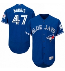 Mens Majestic Toronto Blue Jays 47 Jack Morris Royal Blue Alternate Flex Base Authentic Collection MLB Jersey