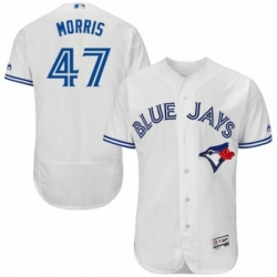 Mens Majestic Toronto Blue Jays 47 Jack Morris White Home Flex Base Authentic Collection MLB Jersey