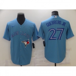Men's Nike Toronto Blue Jays #27 Vladimir Guerrero Jr. Blue Stitched Baseball Jersey