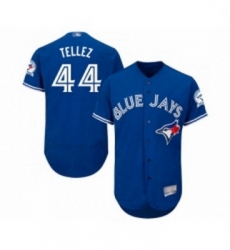 Mens Toronto Blue Jays 44 Rowdy Tellez Royal Blue Alternate Flex Base Authentic Collection Baseball Jersey 