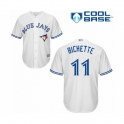 Youth Toronto Blue Jays #11 Bo Bichette Authentic White Home Baseball Player Jersey