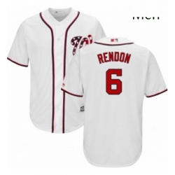 Mens Majestic Washington Nationals 6 Anthony Rendon Replica White Home Cool Base MLB Jersey