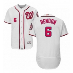 Mens Majestic Washington Nationals 6 Anthony Rendon White Home Flex Base Authentic Collection MLB Jersey