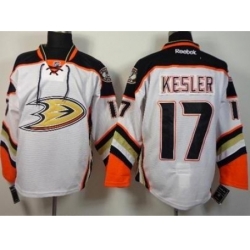 Anaheim Ducks 17 Ryan Kesler White Road Stitched NHL Jersey