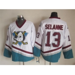 NHL Anaheim Ducks #13 Selanne white jerseys restore ancient ways