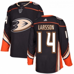 Youth Adidas Anaheim Ducks 14 Jacob Larsson Premier Black Home NHL Jersey 