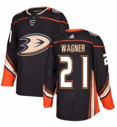 Youth Adidas Anaheim Ducks 21 Chris Wagner Authentic Black Home NHL Jersey 