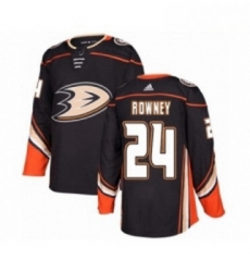 Youth Adidas Anaheim Ducks 24 Carter Rowney Premier Black Home NHL Jersey 