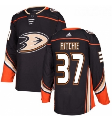 Youth Adidas Anaheim Ducks 37 Nick Ritchie Authentic Black Home NHL Jersey 