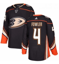 Youth Adidas Anaheim Ducks 4 Cam Fowler Premier Black Home NHL Jersey 