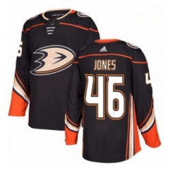 Youth Adidas Anaheim Ducks 46 Max Jones Authentic Black Home NHL Jersey 