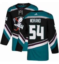 Youth Adidas Anaheim Ducks 54 Antoine Morand Authentic Black Teal Third NHL Jersey 