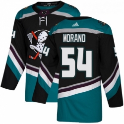 Youth Adidas Anaheim Ducks 54 Antoine Morand Authentic Black Teal Third NHL Jersey 