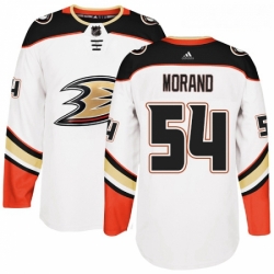 Youth Adidas Anaheim Ducks 54 Antoine Morand Authentic White Away NHL Jersey 