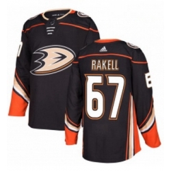 Youth Adidas Anaheim Ducks 67 Rickard Rakell Authentic Black Home NHL Jersey 