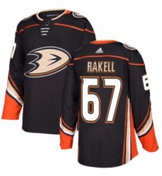 Youth Adidas Anaheim Ducks 67 Rickard Rakell Premier Black Home NHL Jersey 