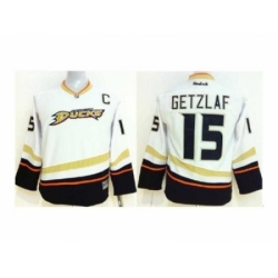 Youth NHL Jerseys Anaheim Ducks #15 Getzlaf white[2014 new][patch C]