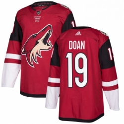 Mens Adidas Arizona Coyotes 19 Shane Doan Authentic Burgundy Red Home NHL Jersey 