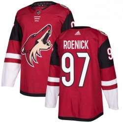 Mens Adidas Arizona Coyotes 97 Jeremy Roenick Authentic Burgundy Red Home NHL Jersey 