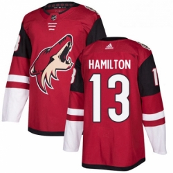 Youth Adidas Arizona Coyotes 13 Freddie Hamilton Authentic Burgundy Red Home NHL Jersey 