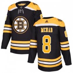 Adidas Boston Bruins 8 Peter Mcnab Black Home Authentic Stitched NHL Jersey