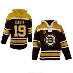 Boston Bruins 19# Tyler Seguin Black Color Hooded Sweatshirt