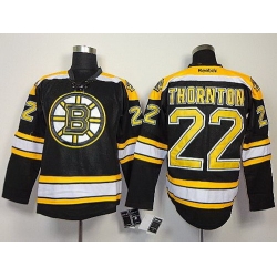 Boston Bruins 22 Shawn Thornton Black NHL Jersey