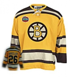 Boston Bruins #26 wheeler 2010 Winter Classic Premier Jersey yellow