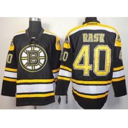 Boston Bruins 40 Tuukka Rask Black NHL Jerseys