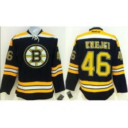 Boston Bruins #46 David Krejci Black Stitched NHL Jersey