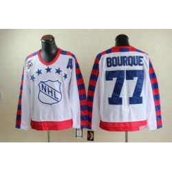 Boston Bruins #77 Ray Bourque all star 75th Anniversary white CCM Jersey