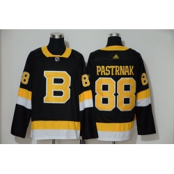 Bruins 88 David Pastrnak Black Adidas Jersey