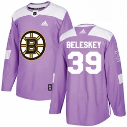 Mens Adidas Boston Bruins 39 Matt Beleskey Authentic Purple Fights Cancer Practice NHL Jersey 
