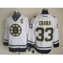 NHL Boston Bruins #33 Zdeno Chara White Fashion Stitched Jerseys