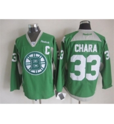 NHL Boston Bruins 33 Zdeno Chara green jerseys