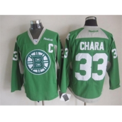 NHL Boston Bruins 33 Zdeno Chara green jerseys