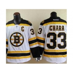 NHL Jerseys Boston Bruins #33 Chara White Jersey