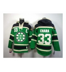 NHL Jerseys Boston Bruins #33 Chara green[pullover hooded sweatshirt patch C]