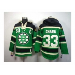 NHL Jerseys Boston Bruins #33 Chara green[pullover hooded sweatshirt patch C]