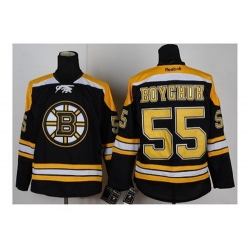 NHL Jerseys Boston Bruins #55 Boychuk Black Jerseys