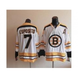 NHL Jerseys Boston Bruins #7 Esposito White Jersey