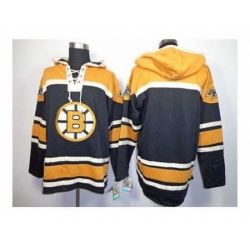NHL Jerseys Boston Bruins blank black-yellow[pullover hooded sweatshirt]